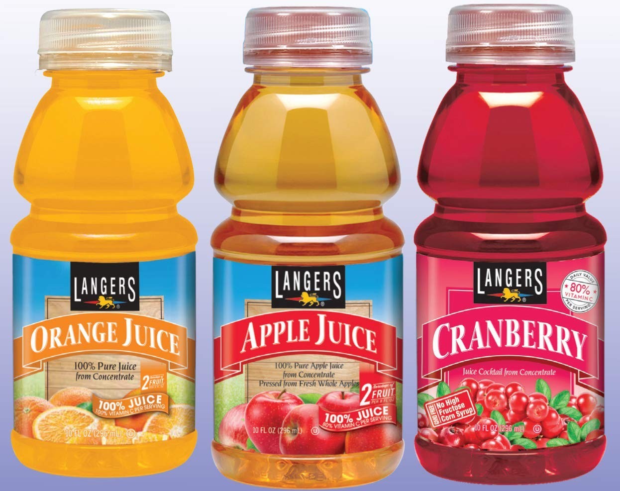 Juice Variety Pack 100% Juice Cocktail, Apple, Orange & Cranberry, 10 Fl Oz P... gallery