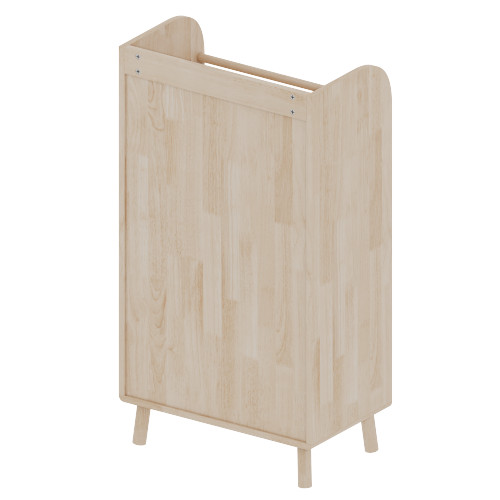 Pine Solid Wood Bookshelf 19.69"W×36.61"H Modern Farmhouse Shelf for Living Room gallery