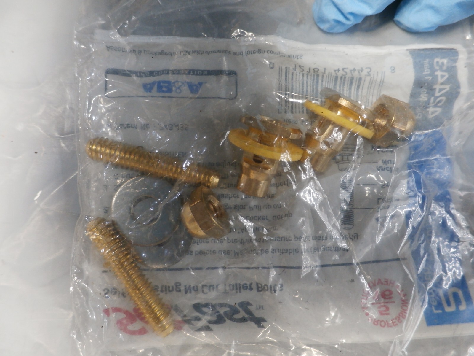 10PACK Set Fast 42443 5/16"x 2-1/4" Solid Brass No Cut Toilet Bolts gallery
