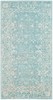 Evoke Collection Accent Rug - 2'2" x 4', Light Blue & Ivory, Shabby Chic Dist... gallery