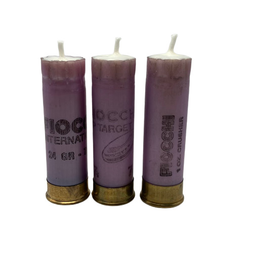Shotgun Shell Candles Multiple Colors - 3PK, 12 Gauge, Shooting, Hunting gallery