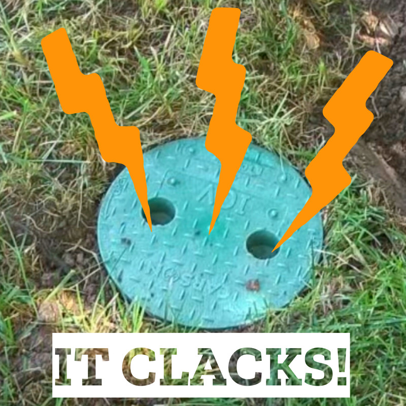 The Original Clackee™ PRO Sprinkler Valve Locator Irrigation Buried Zone Finder gallery