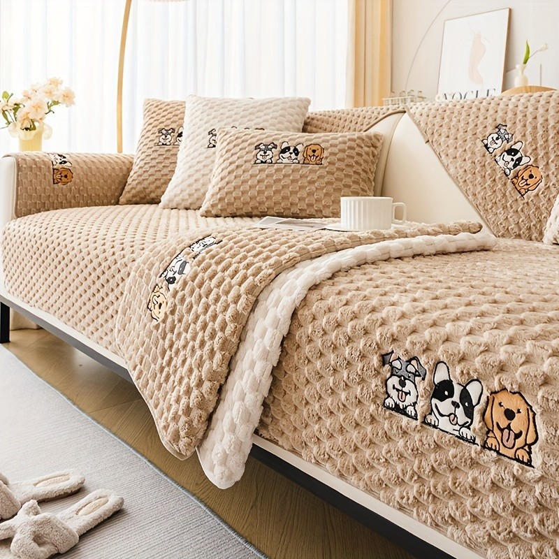 Washable sofa cover, pillowcase, anti-slip decoration for sofa seat cushion gallery