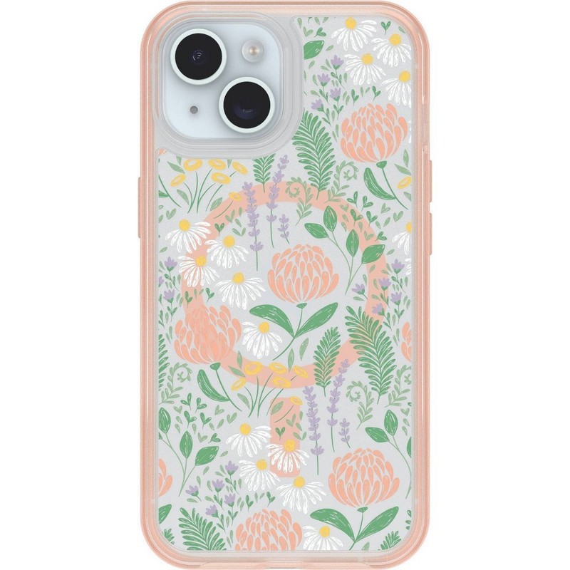 OtterBox iPhone 17e/16e/iPhone 15/iPhone 14/iPhone 13 Symmetry Series Peachy Blo