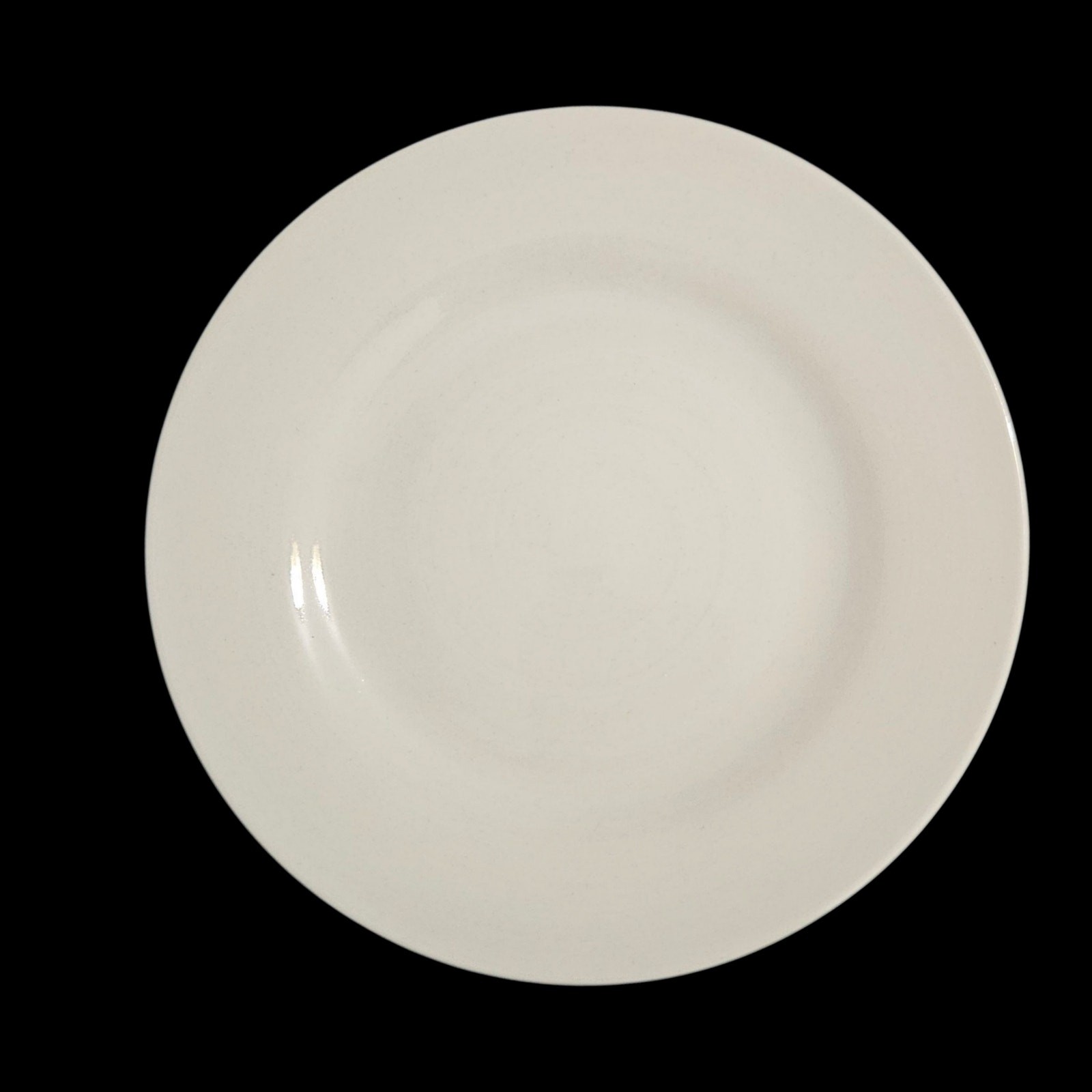 Gallery Tabletops White Stoneware Dinner Plates Set of 4 Minimalist gallery