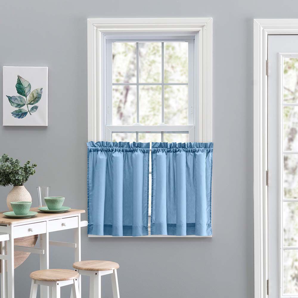 Ellis Stacey 1.5" Rod Pocket High Quality Fabric Solid Color Window Tailored gallery