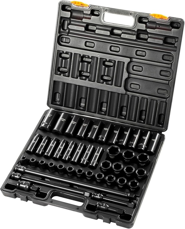 Impact Socket Set, 1/2 Inches 43 Piece Impact Sockets, 1/2 Inches Drive Socke... gallery