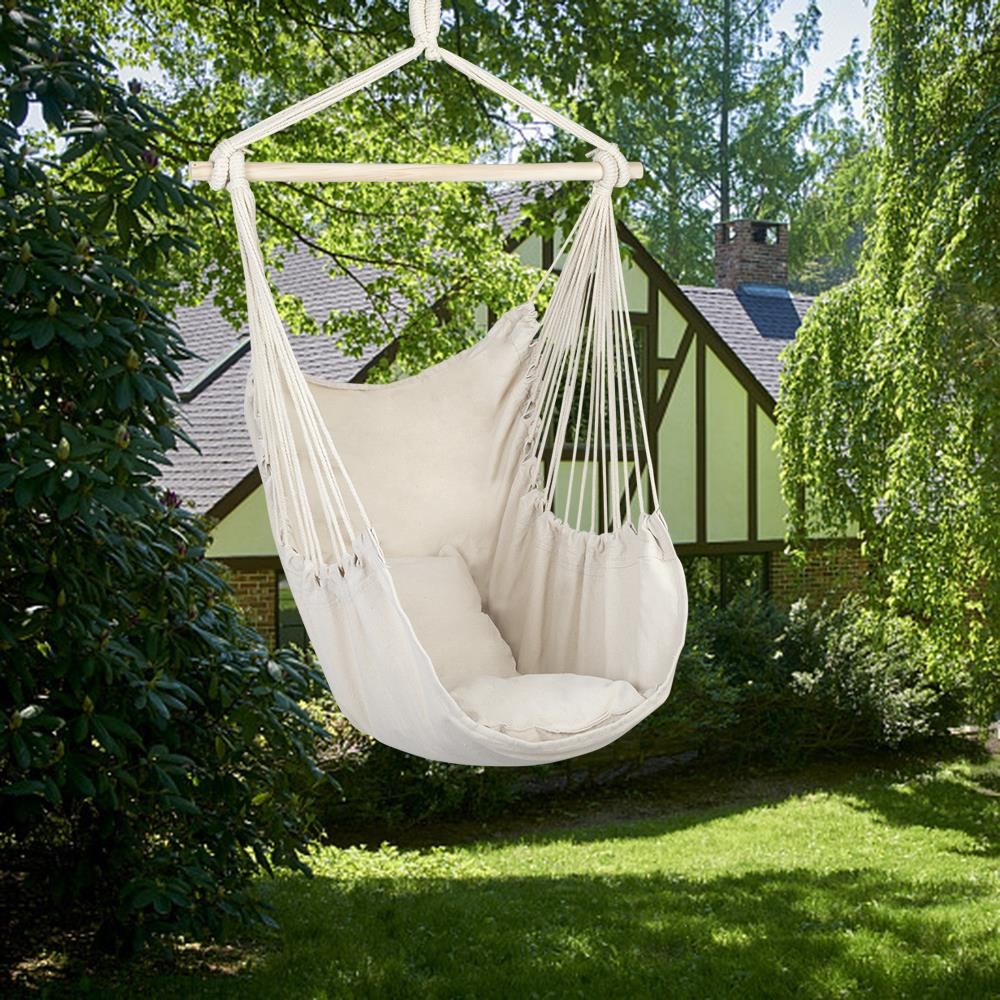 Hammock Swing Chair Hanging Rope Chair Cotton Porch Seat Seating Wear-Resistant gallery