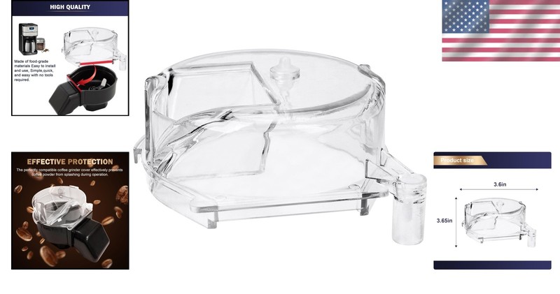 Replacement Grinder Assembly Lid for Cuisinart Coffee Maker Clear DG Part gallery