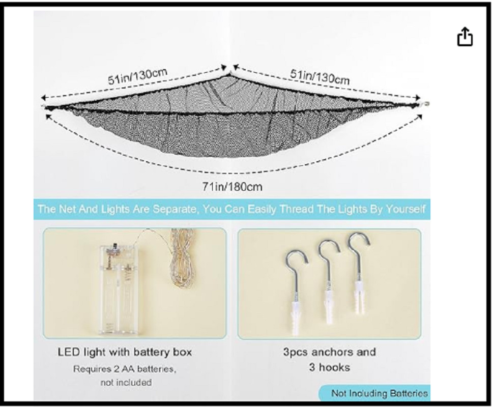 Stuffed Animal Net Or Hammock With LED Light Hanging Toy Net Hammock For Stuff gallery