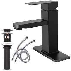 Bathroom Basin Faucet Waterfall Single Handle Vanity Sink Mixer Tap Deck Mounted