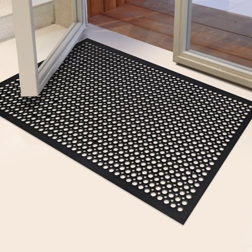 Rubber Floor Door mat Anti-Fatigue Commercial Restaurant 60"L x 36"W x 0.4"Th gallery
