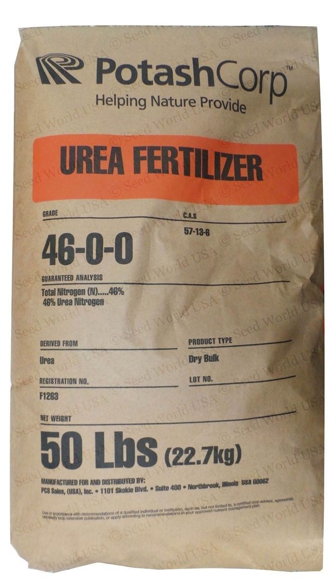 Pure Urea Nitrogen Fertilizer 46-0-0 Granular - 50 Lbs. ( Free Ship ) gallery