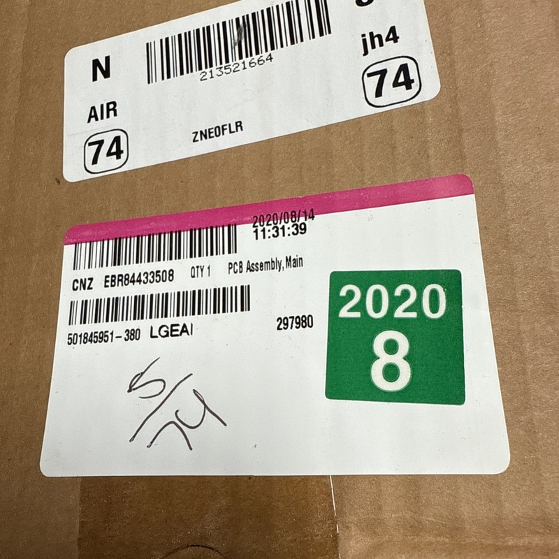 LG Refrigerator Main PCB Assembly OEM EBR84433508 gallery