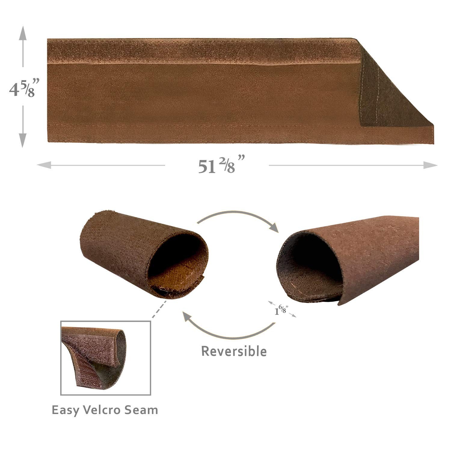 Royal Designs, Inc. VCO-1002BB-2 No Slit, Brown / Lt. Slit gallery