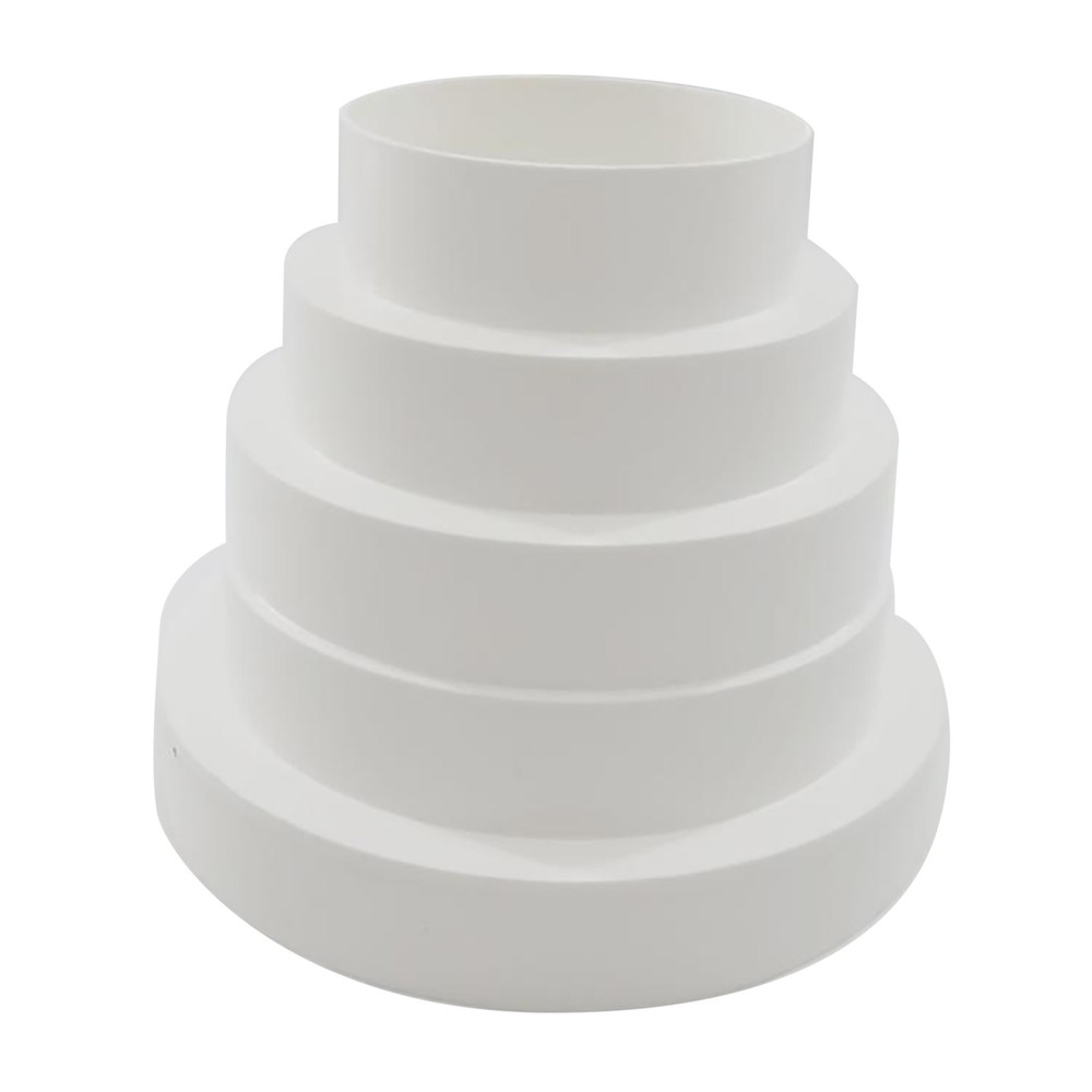 High Quality Plastic Ventilation Systems Tube Reducer Universal Connector