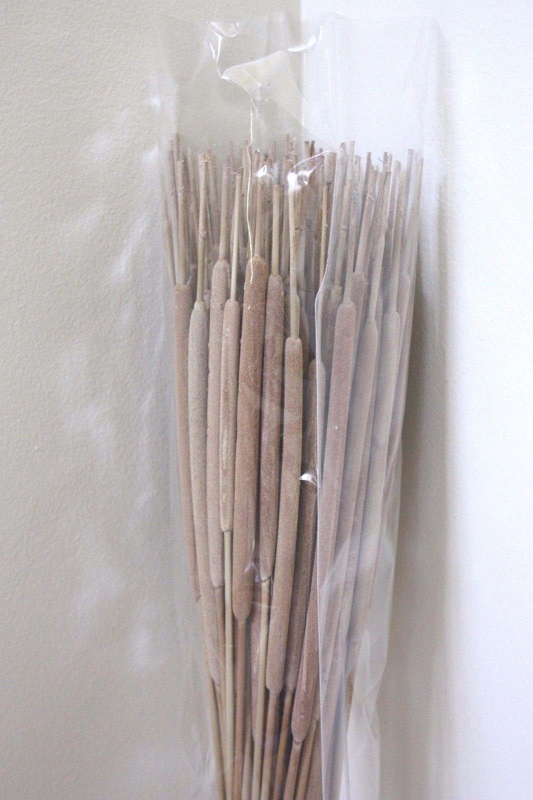 Light Brown Tan Cattails Decorative Floral Design Use 25-stem bun (1, 2, 3 bun) gallery