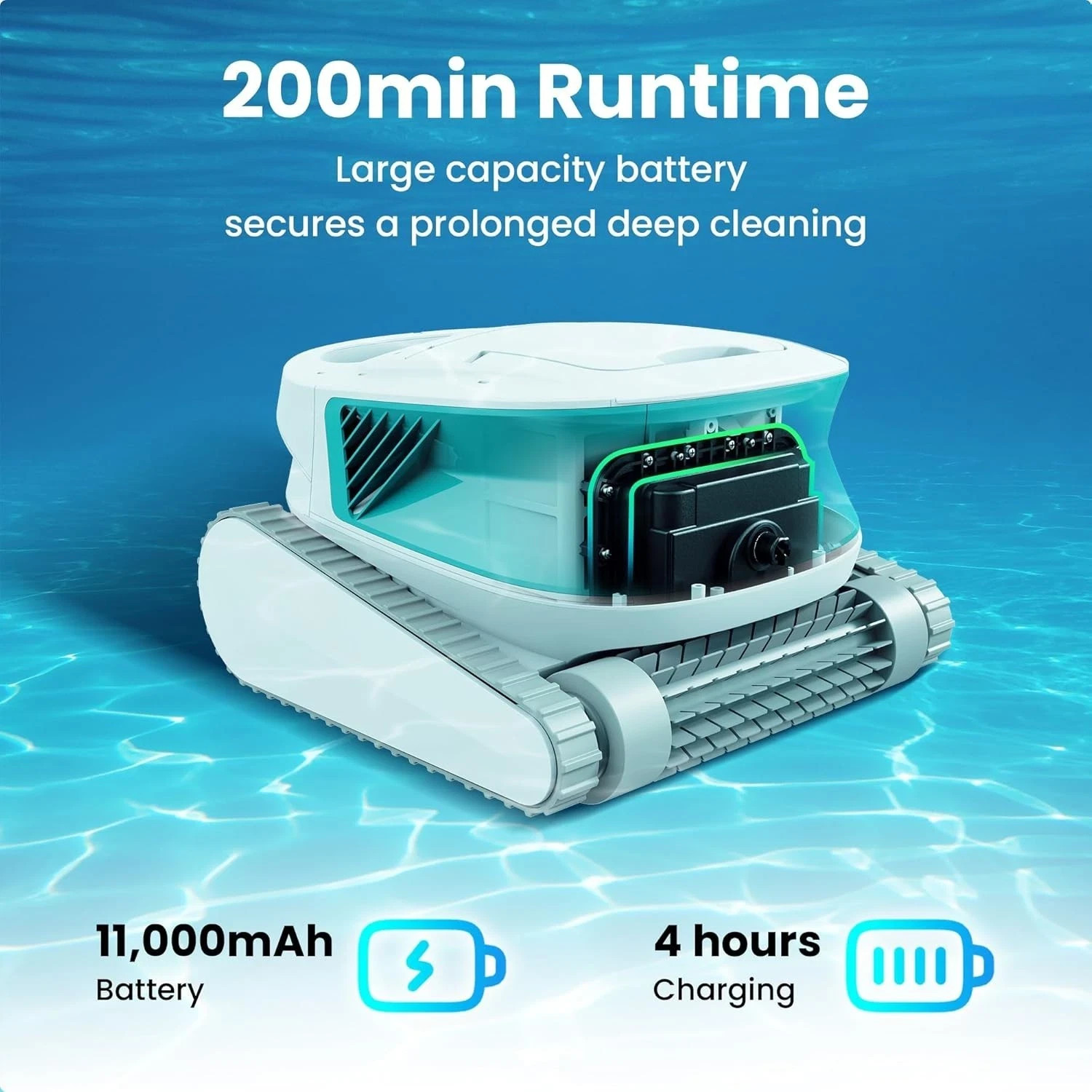 Hydro 3 Cordless Automatic Robotic Pool Vacuum Cleaner gallery