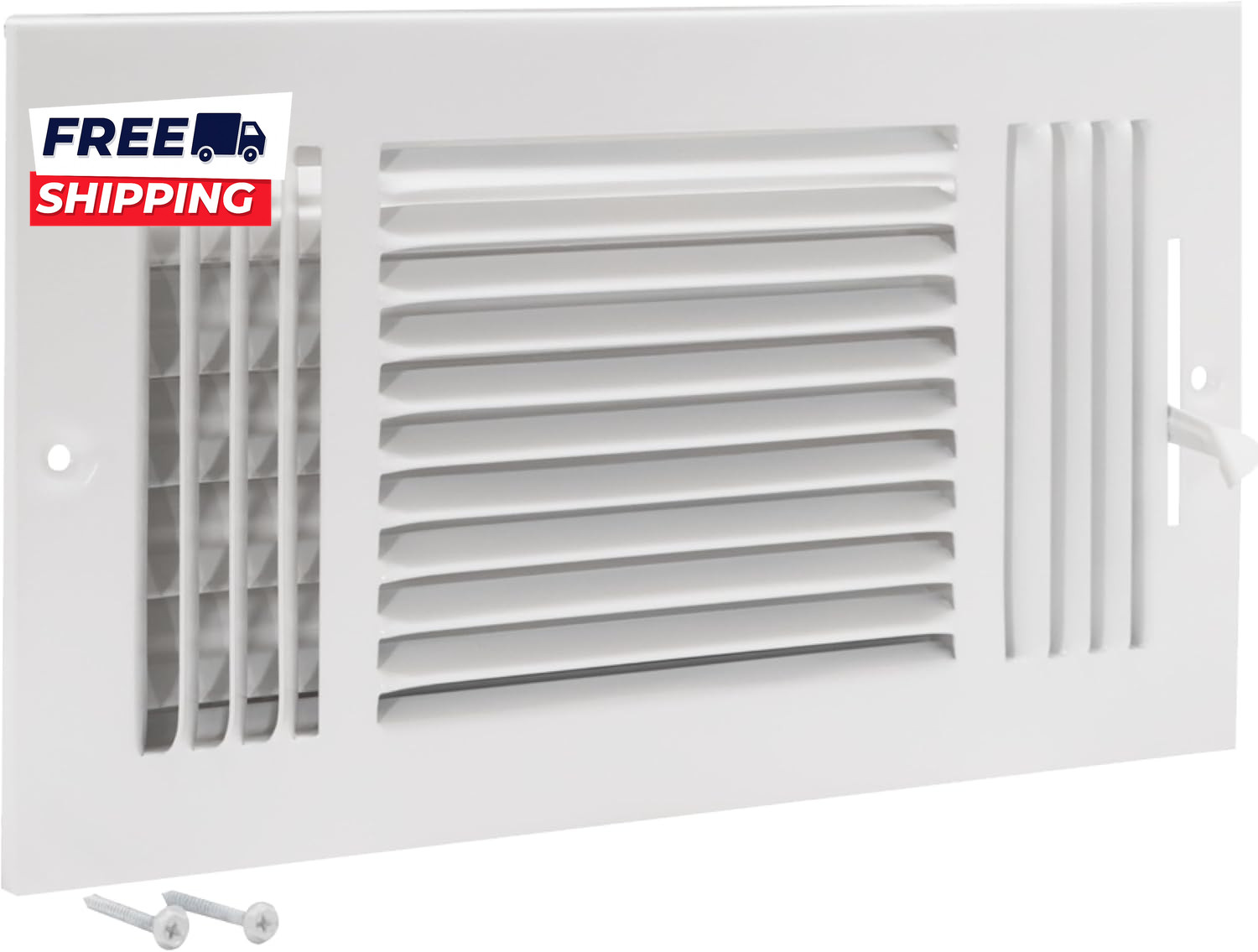 12 X 6 Inch Duct Opening Air Vent Cover for Wall or Ceiling ThreeWay Ventilation gallery