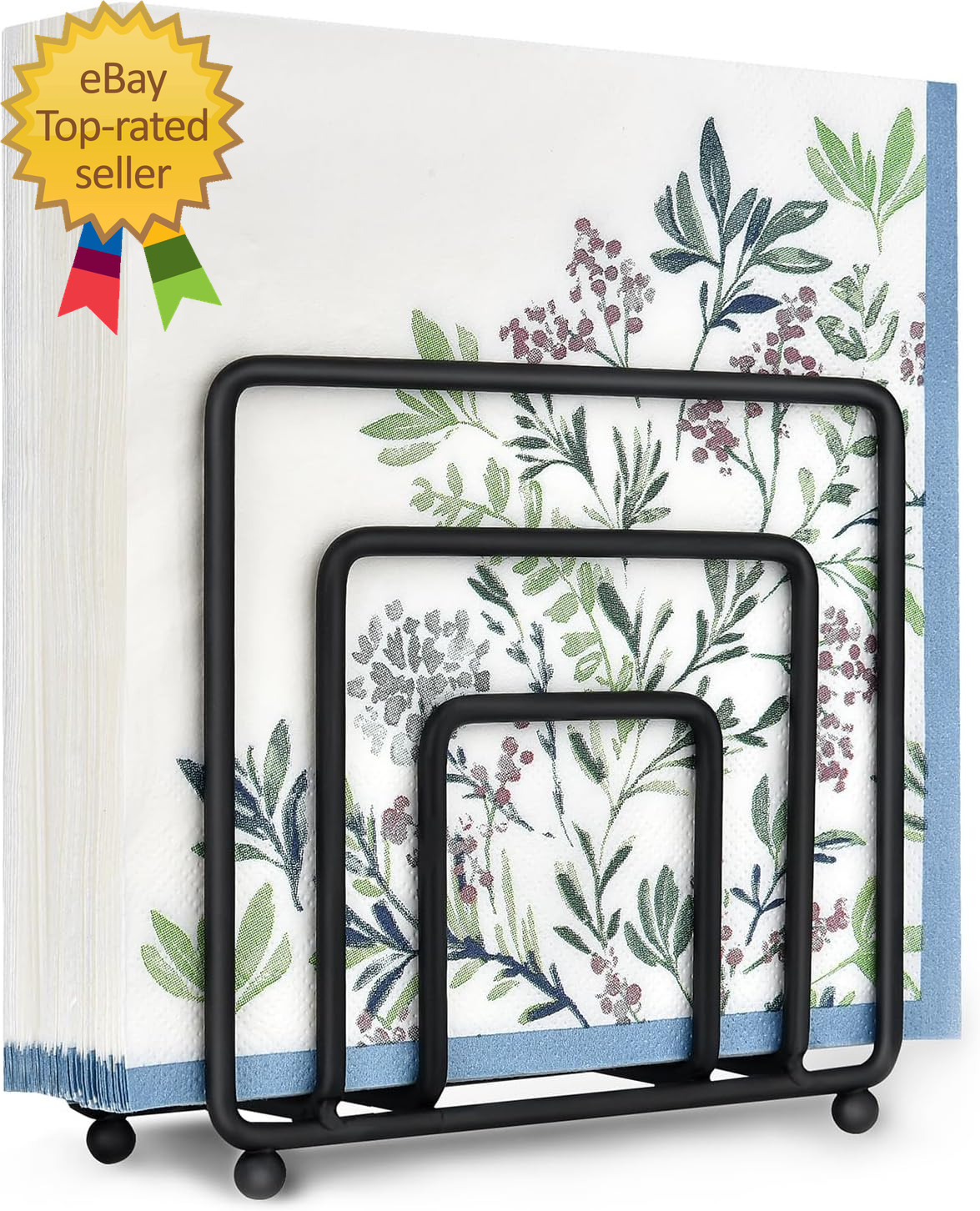 Napkin Holder for Table Modern Metal Black Napkin Holders for Kitchen gallery