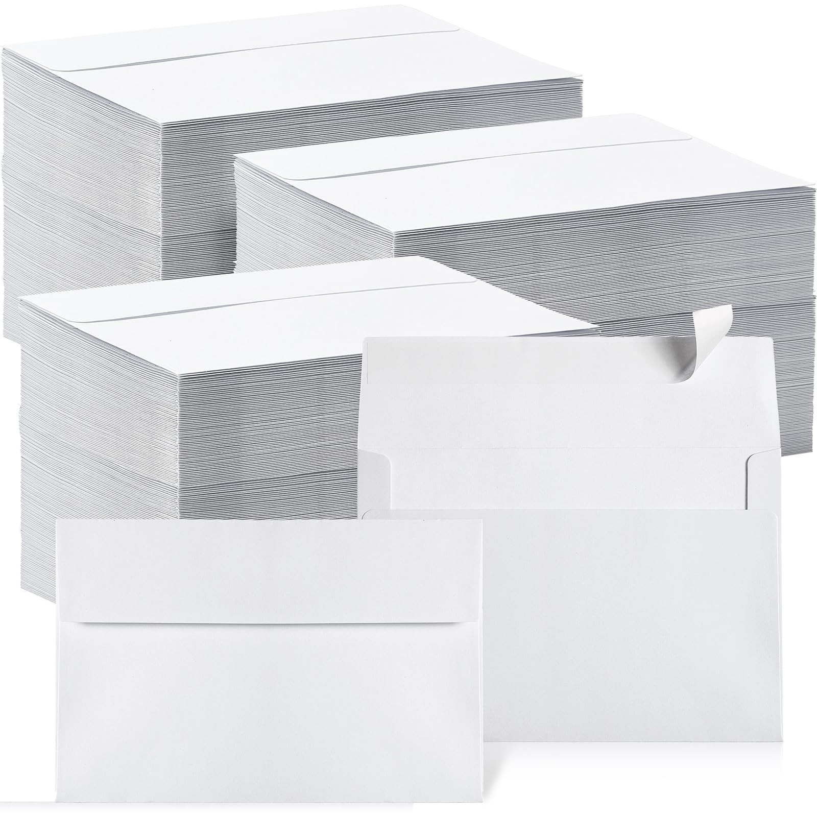 Fainne 1000 Pcs White Envelopes Self Adhesive A2 5.75 x 4.375 Inch, white gallery