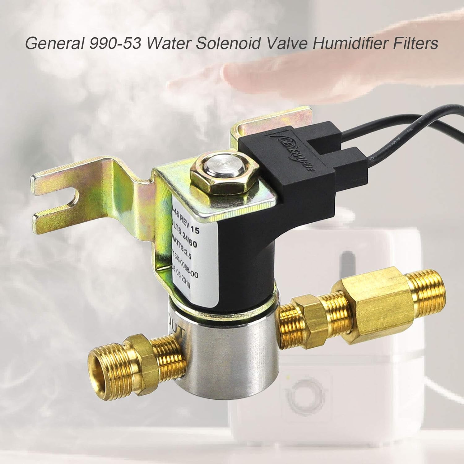 990-53 Humidifier Solenoid Vavle Assembly, Humidifier Water Valve 24 Volts Compa gallery
