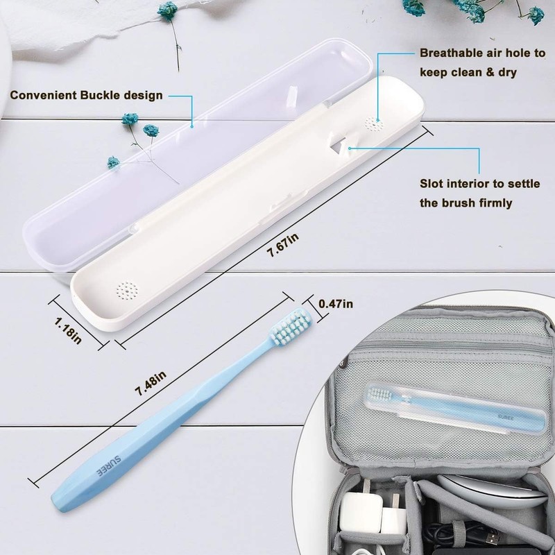 Extra Soft Toothbrush for Sensitive Teeth, Upgraded 10000 Ultra Soft Bristles gallery