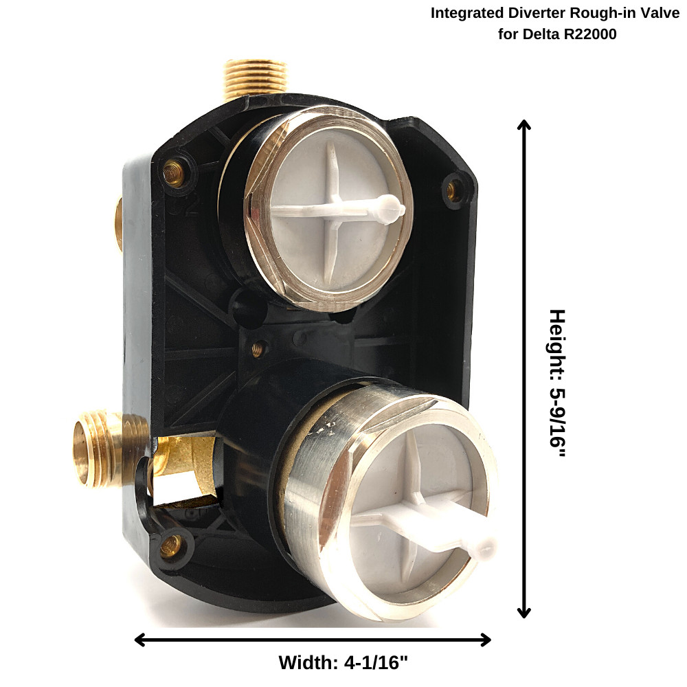 Integrated Diverter Rough Valve for Delta R22000 gallery