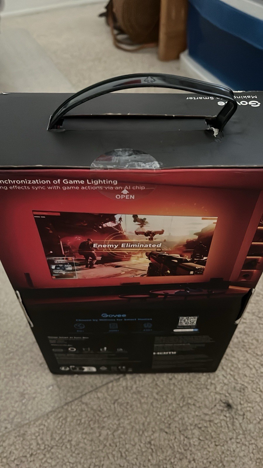 Govee Smart AI Sync Box RGBIC TV Backlight 55-65in App Wi-Fi Alexa H6043 gallery