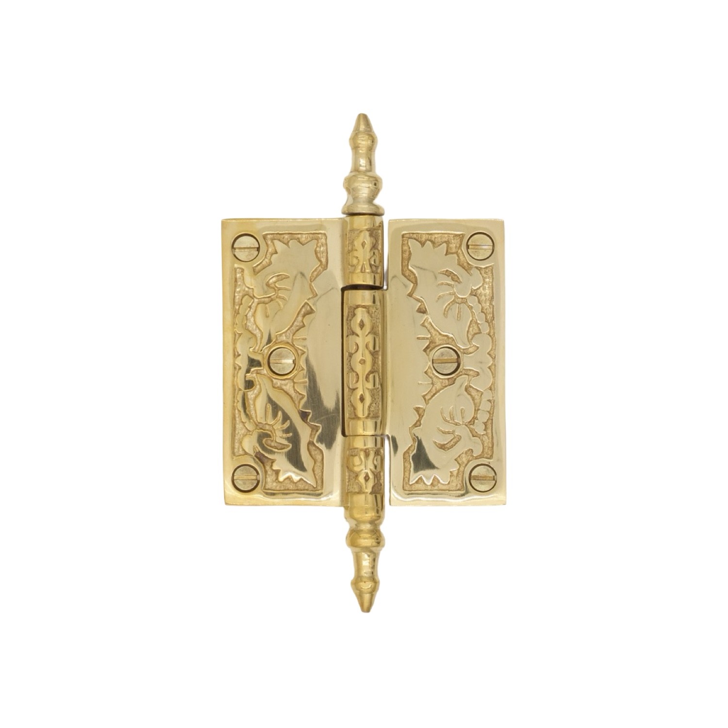 Victorian Polished Brass Door Hinge 3 Inch gallery