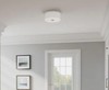 Progress Lighting Inspire Collection 13" Flush mount Light with Linen Shade 17W gallery