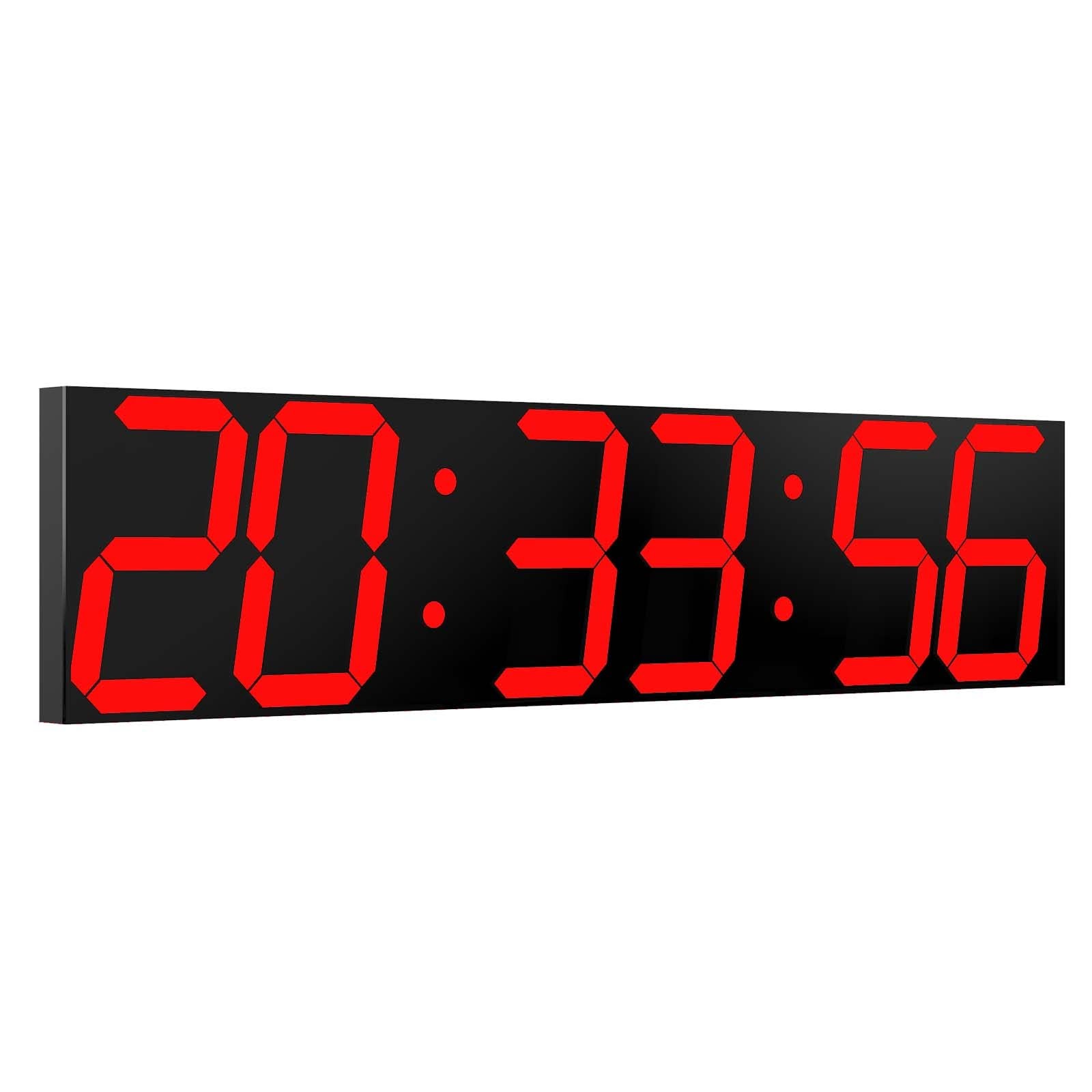 CHKOSDA Digital Wall Clock, Oversize Led Digital Clock Large Display with Aut... gallery
