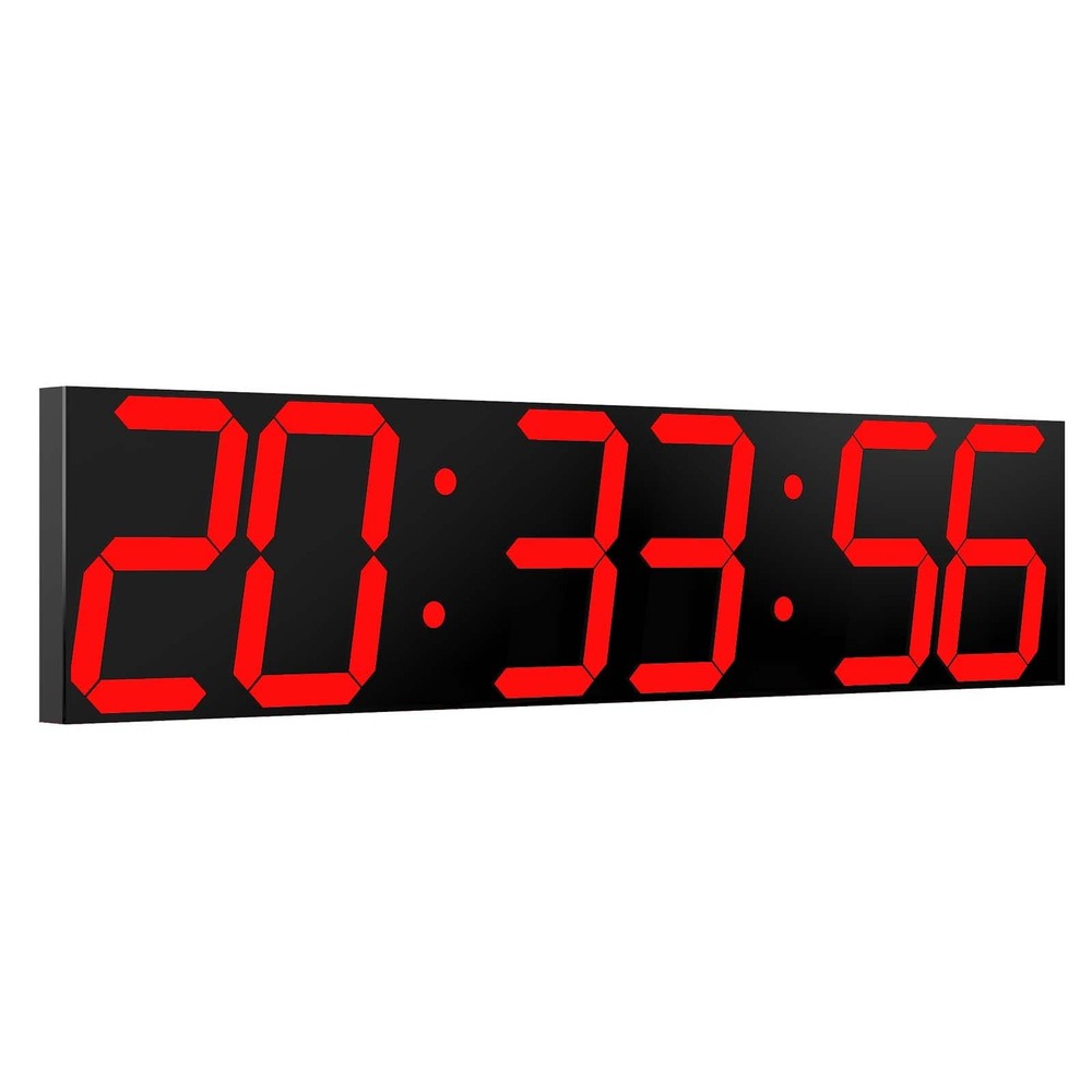 CHKOSDA Digital Wall Clock, Oversize Led Digital Clock Large Display with Aut...