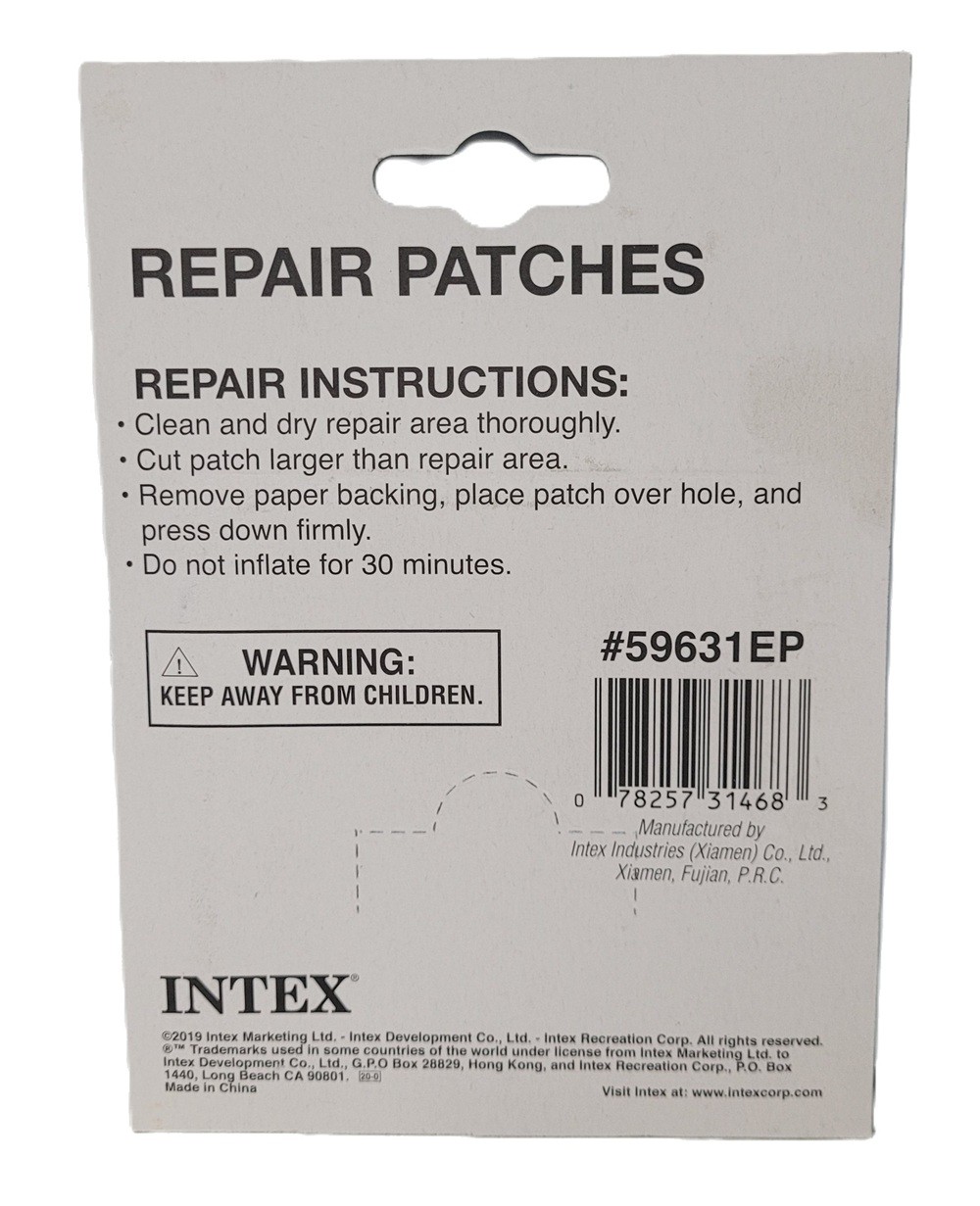 Intex Repair Patches Each Patch 71/2 sq in 6 Patches gallery