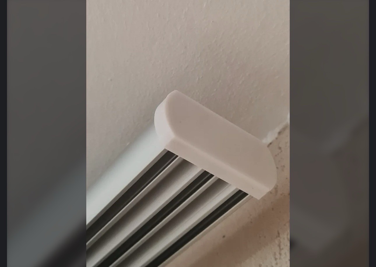 Curtain Track End Cap Clip Replacement for IKEA KVARTAL gallery