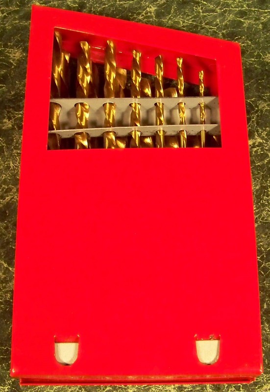 15pc LEFT HAND HSS TITANIUM DRILL BIT SET counter clockwise w/ CASE upto 1/2 Big gallery