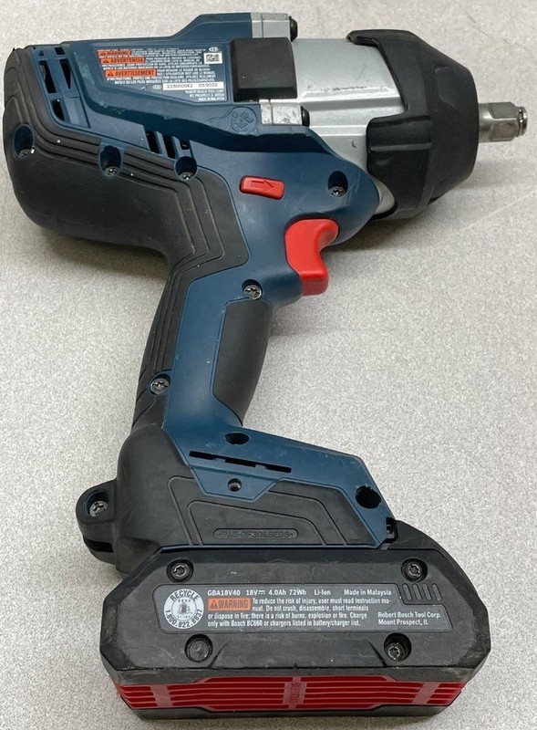 Bosch Profactor GDS18V-740N 18V Cordless 1/2 In. Impact Wrench Bundle gallery