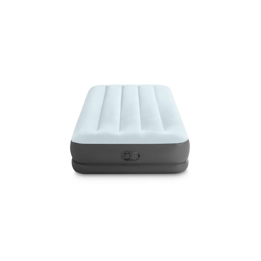 Intex Air Mattress Inflatable Compact TWIN Mid Rise 12" Internal USB Pump gallery