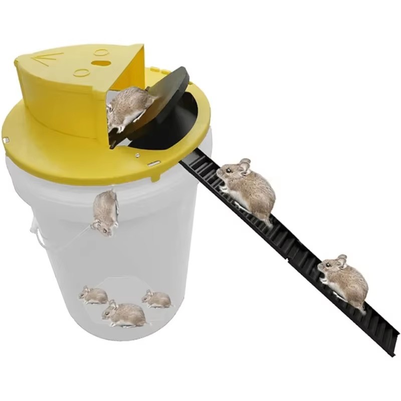 Mouse Rat Trap Flip & Slide Mouse Trap Bucket Catcher Mousetrap Slide Bucket Lid gallery