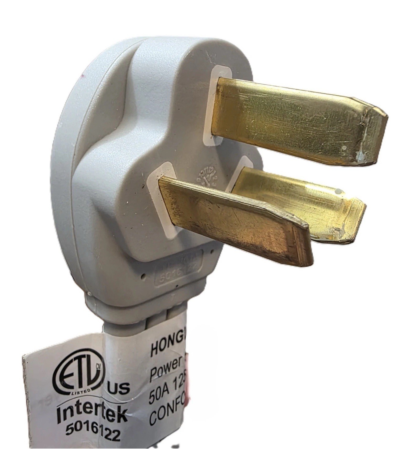 POWER SUPPLY CORD 3 PRONG INTERTEK 5016122 RANGE OR DRYER CORD 50A 125V/250V gallery