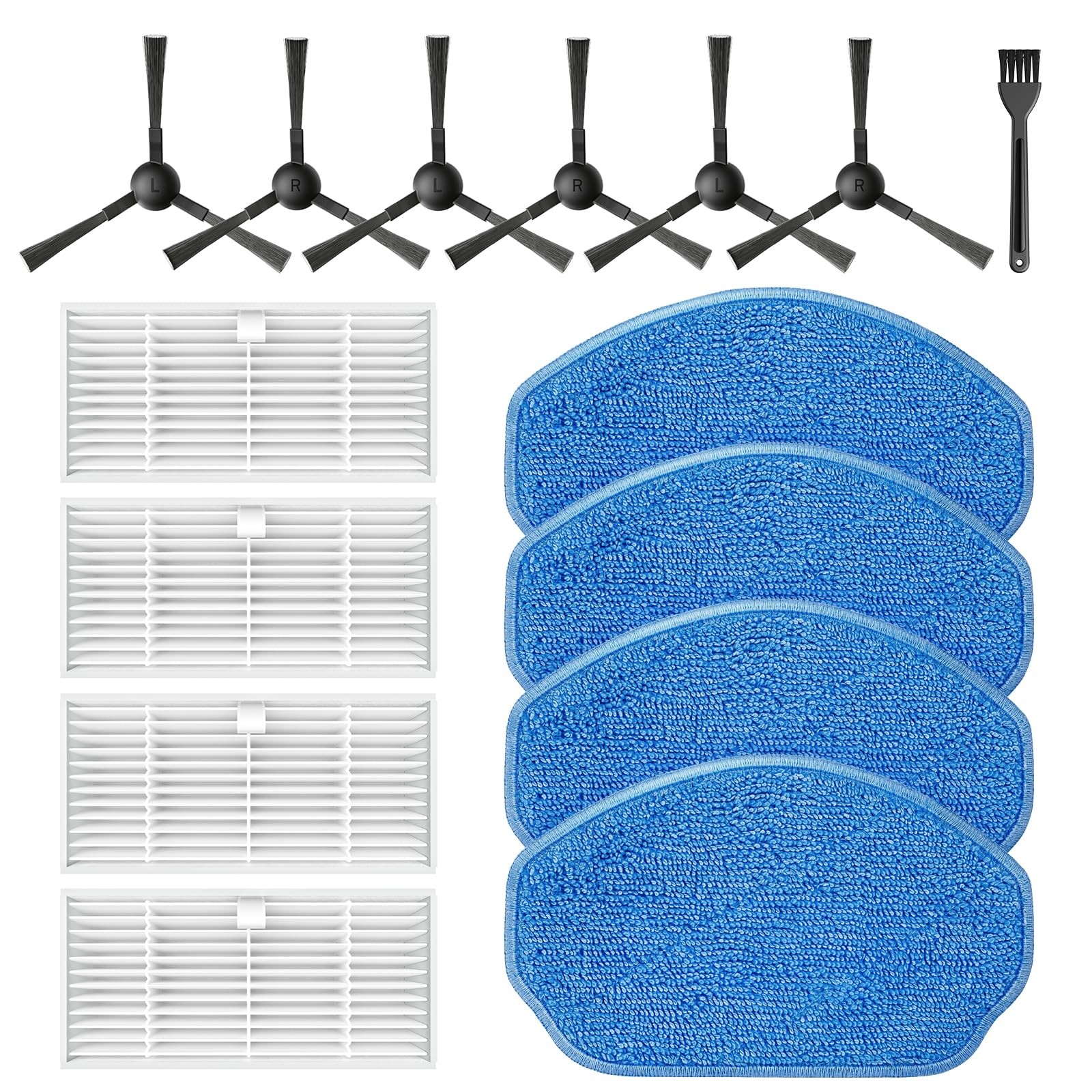 Lacvik BR151 Robot Vacuum Replacement Parts for iMartine BR151, Set a gallery