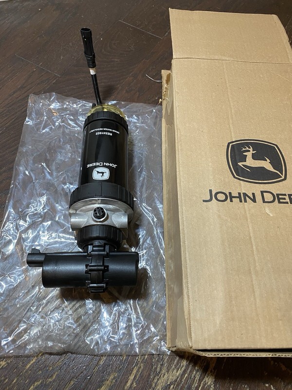 John Deere-Primary Fuel Filter Assembly W/Sensor, RE541922, RE569927. USA gallery