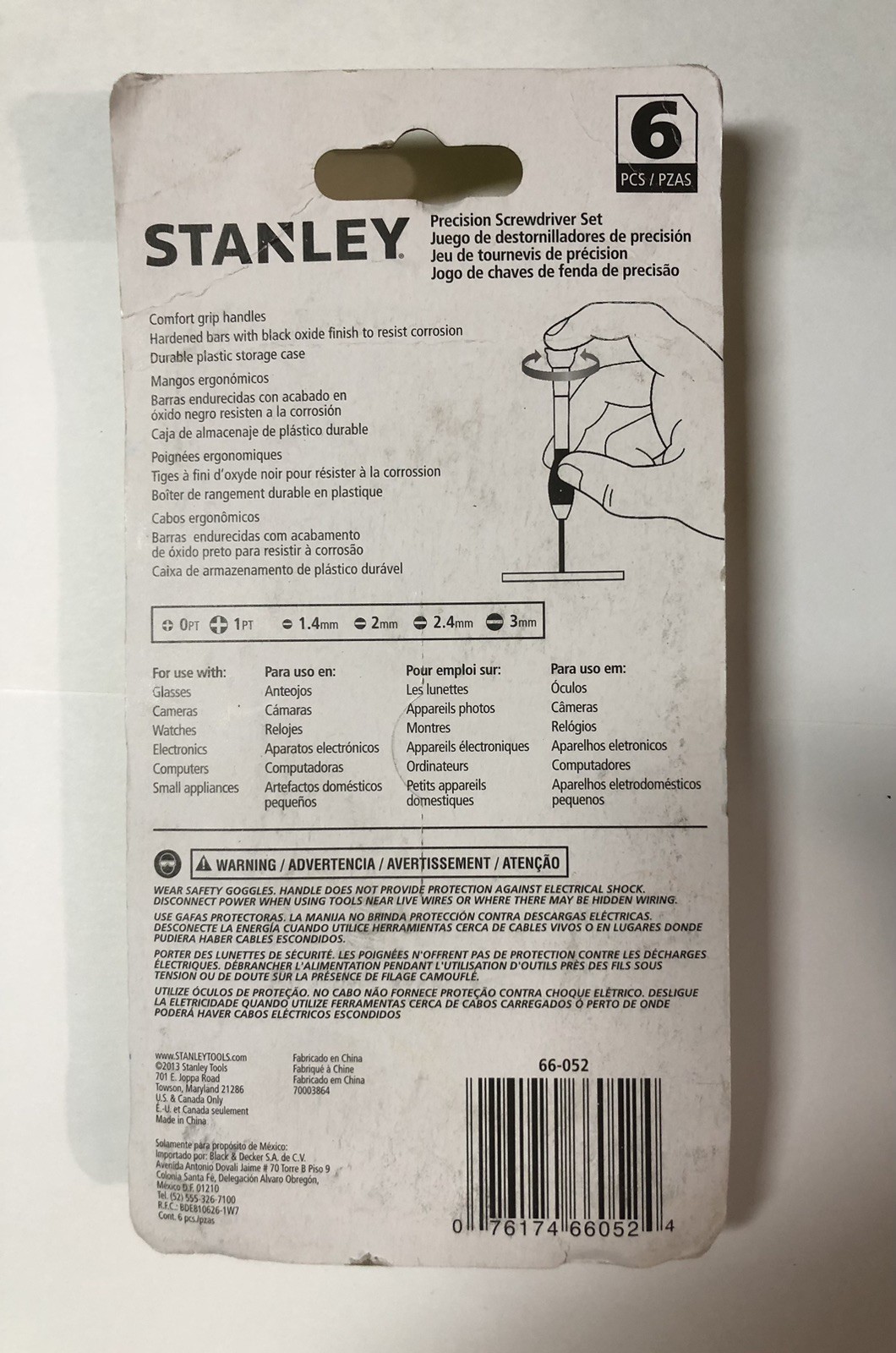 STANLEY Precision Screwdriver Set Of 6 Pieces Brand New In Box gallery