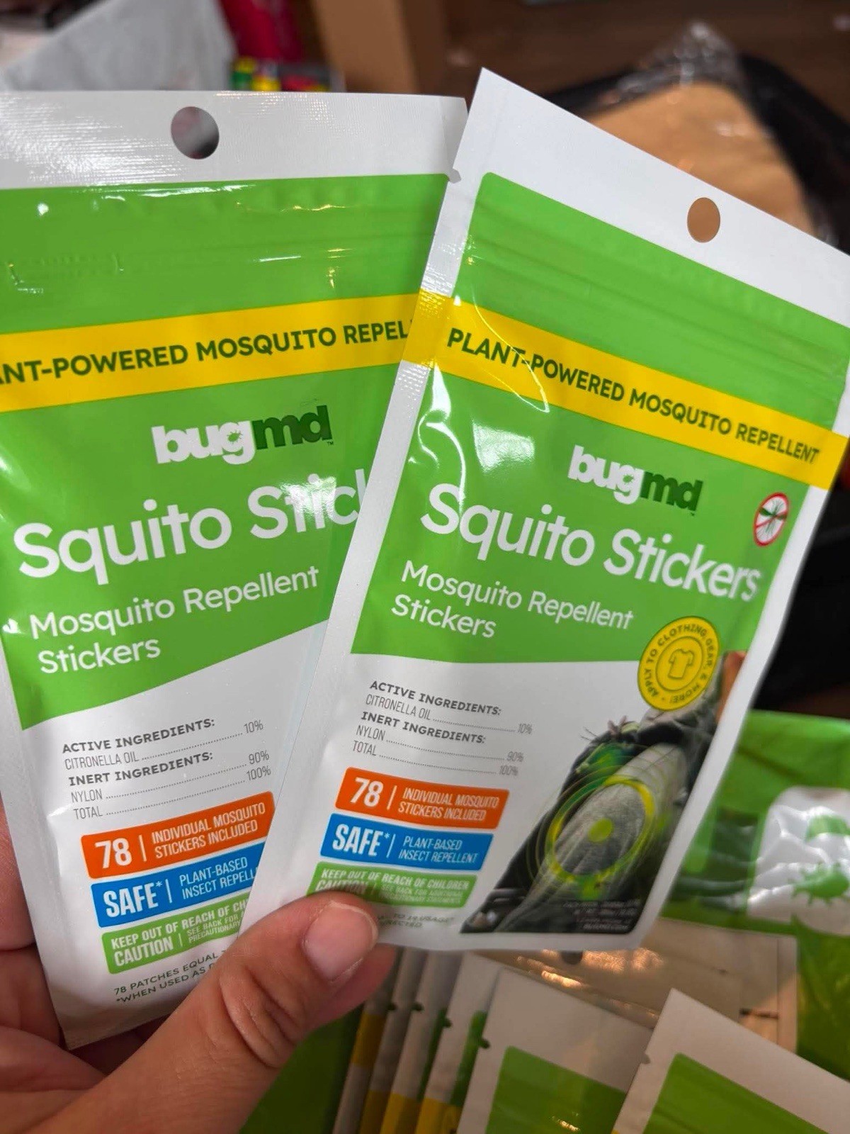 BugMD Plant-Powered Squito Stickers for Kids & Adults – 2 Packs gallery