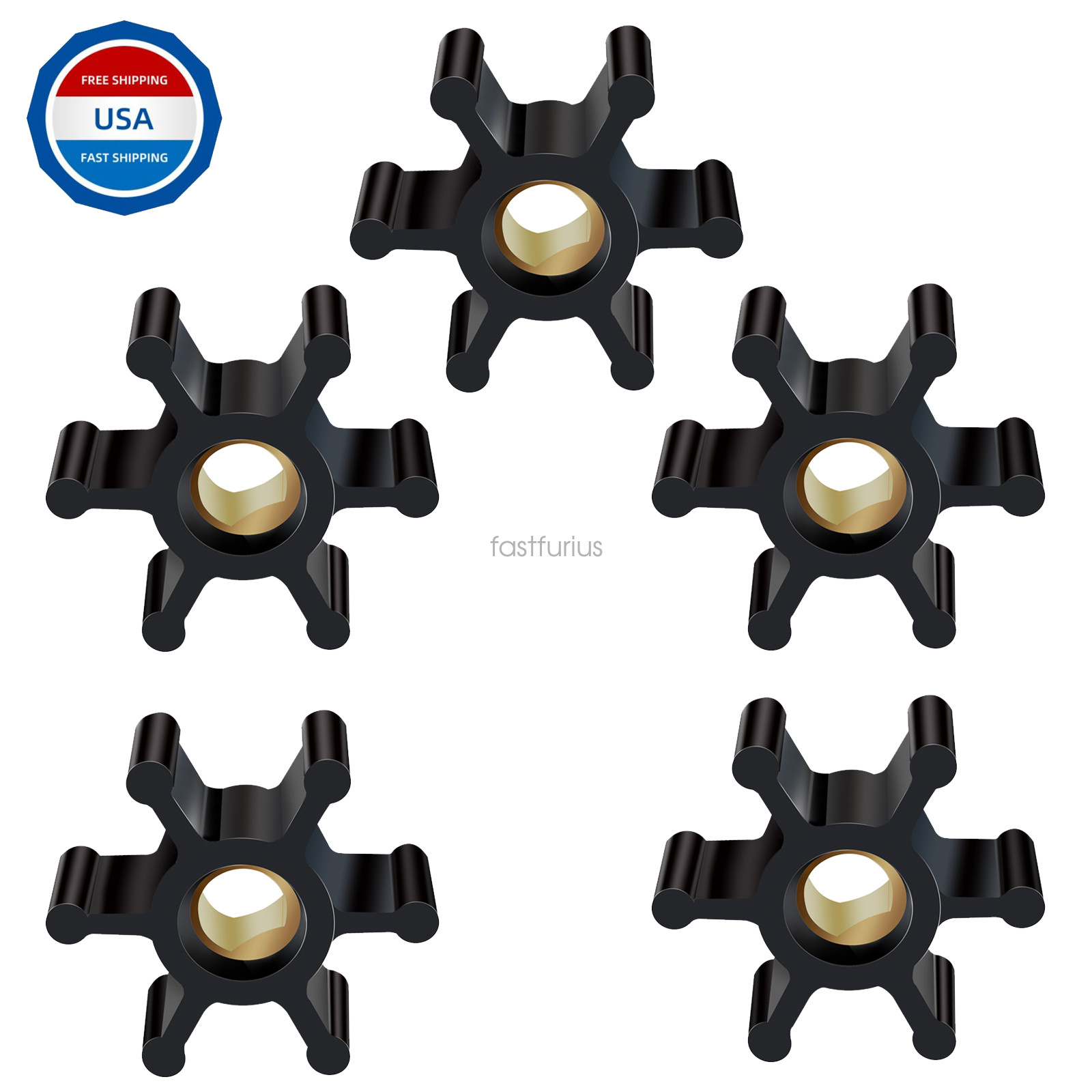 Fits 1/10th HP & 1/12th HP Impeller Utility Water Transfer Pump NEW 5 pack gallery