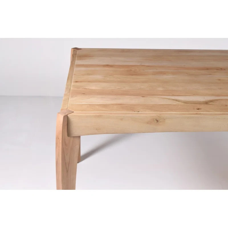 Leoni 78" Solid Wood Dining Table Oak gallery