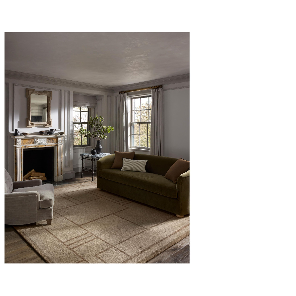 Loloi Jeremiah Brent Barrow Collection Bar-04 Beige/Taupe 2-0 X 5-0 Accent Rug gallery