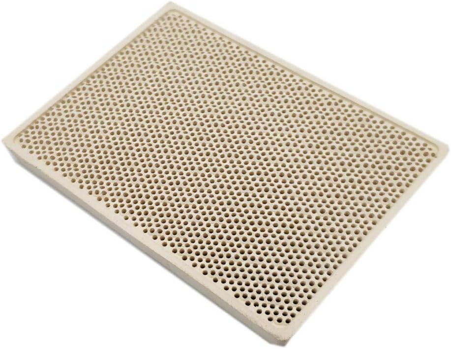 Meter Star Cordierite Ceramic Burner High 5.2inx3.6inx0.55in, White gallery