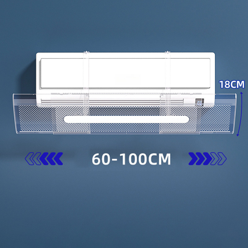 Rotatable Air Deflector for Split Air Conditioners 60 to 110 cm Air Outlets gallery