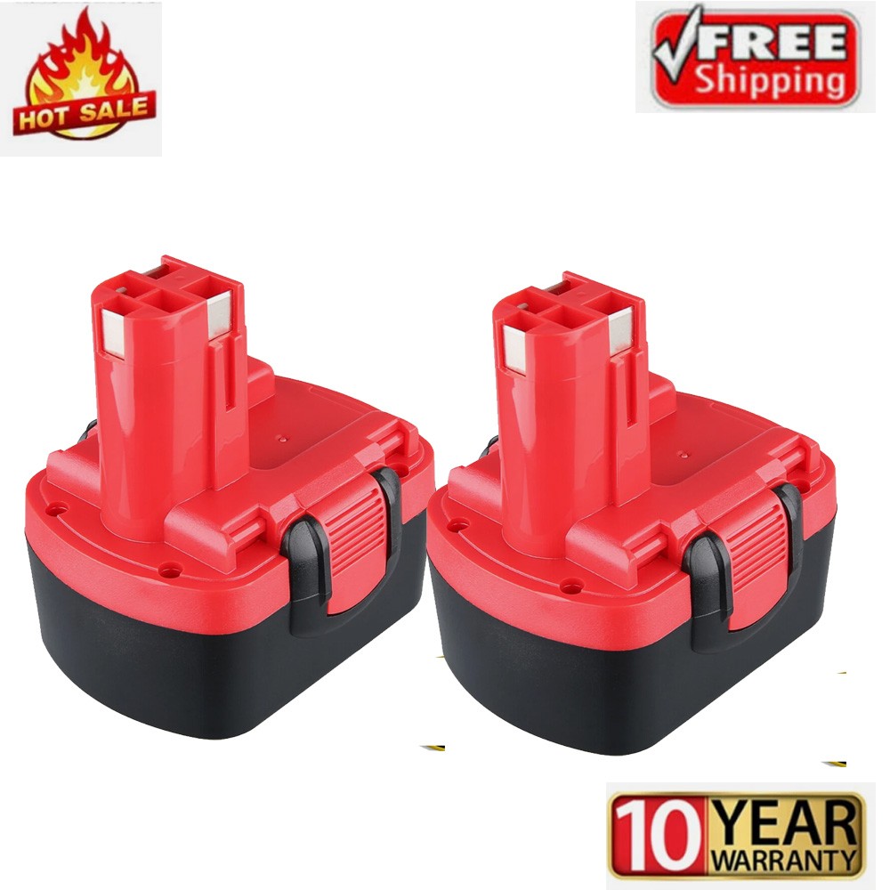 2PACK For Bosch 4600mAh Ni-MH Battery BAT140 14.4V BAT038 BAT040 BAT041 33614 us gallery